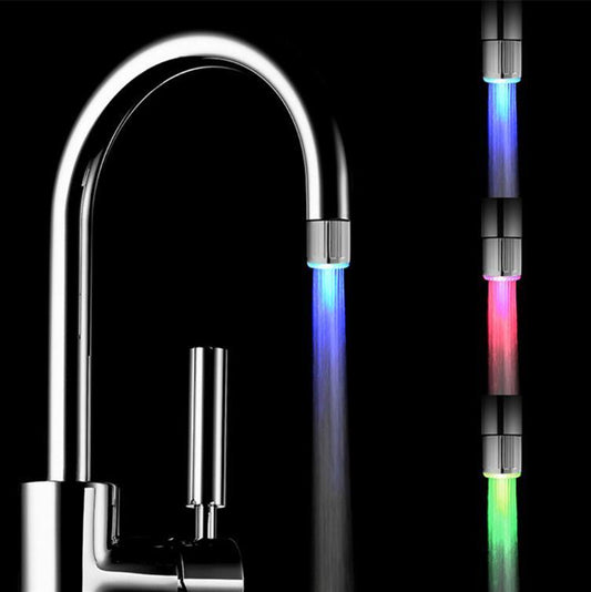 LED Colorful Faucet Light