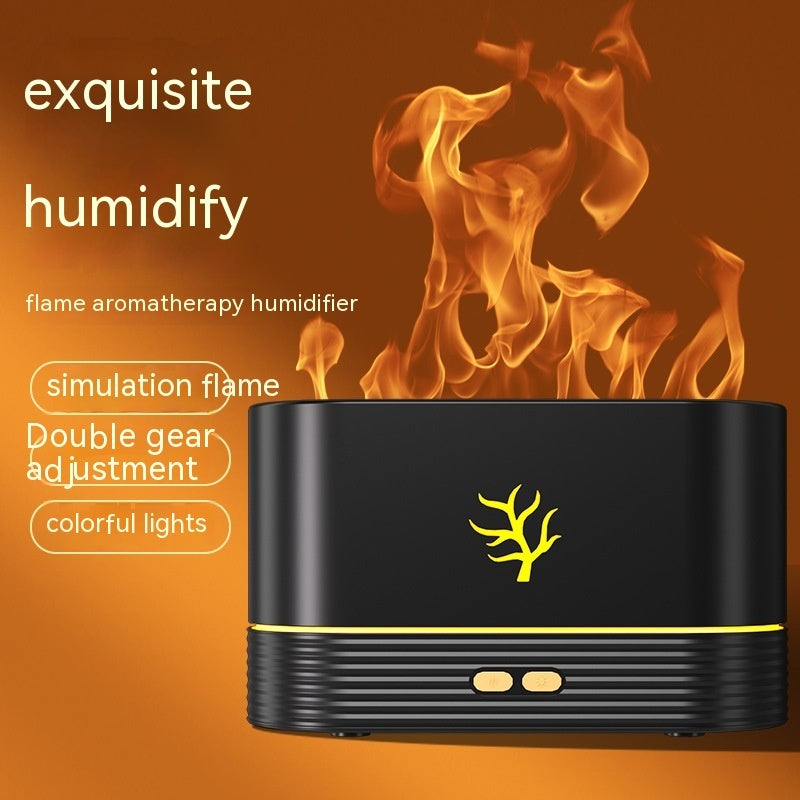 HumidiFire Aromatherapy Flam Ultrasonic Diffuser