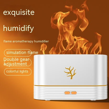 HumidiFire Aromatherapy Flam Ultrasonic Diffuser