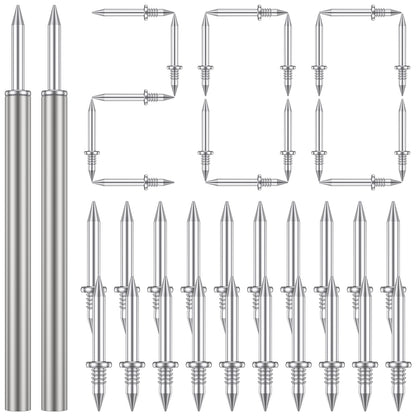 Double-head Skirting Thread Seamless Nails (100 Pcs)