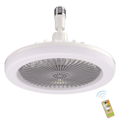 360 Rotating Smart Ceiling Fan Multicolor Led Light