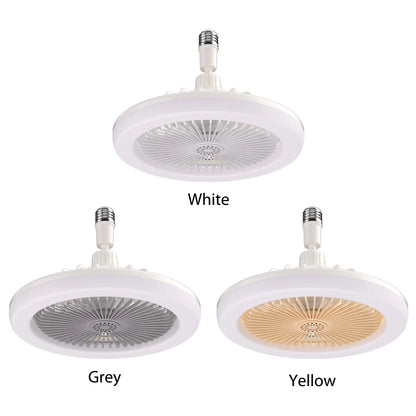 360 Rotating Smart Ceiling Fan Multicolor Led Light