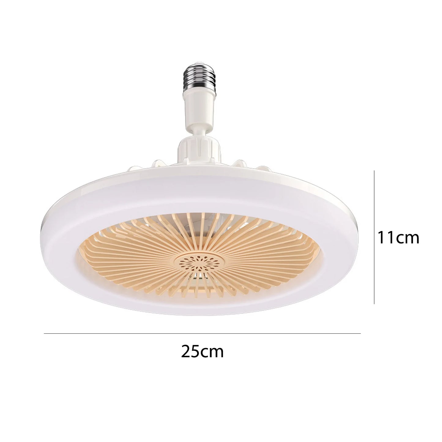 360 Rotating Smart Ceiling Fan Multicolor Led Light