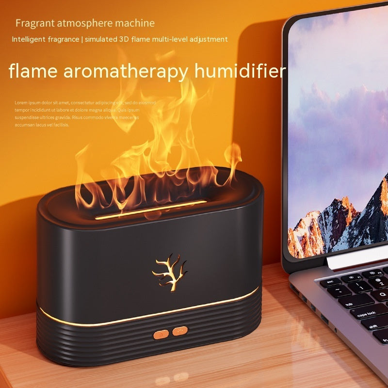 HumidiFire Aromatherapy Flam Ultrasonic Diffuser